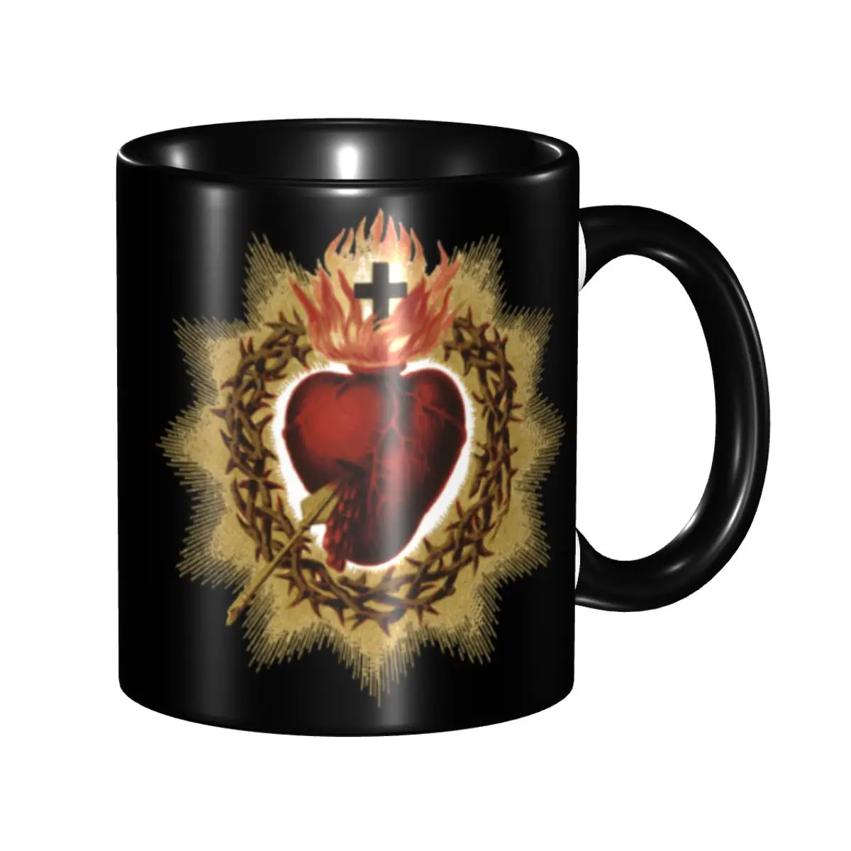 Sacred Heart Of Jesus Catholic Mug Personalized Ceramic Coffee Mug Creative Present
Sacred Heart Of Jesus Catholic Mug Personalized Ceramic Coffee Mug Creative Present