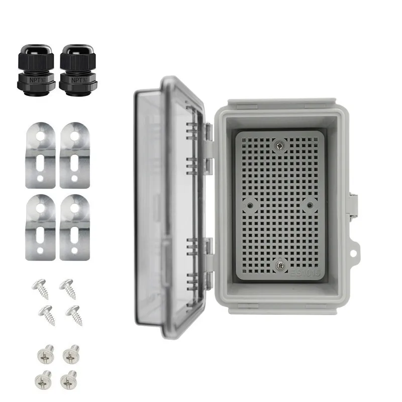 5.9×3.9×3.5 Inches Clear Housing ABS Plastic Electronic Distribution Box For DIY Projects Din Rail Enclosure With Cable Glands
5.9×3.9×3.5 Inches Clear Housing ABS Plastic Electronic Distribution Box For DIY Projects Din Rail Enclosure With Cable Glands