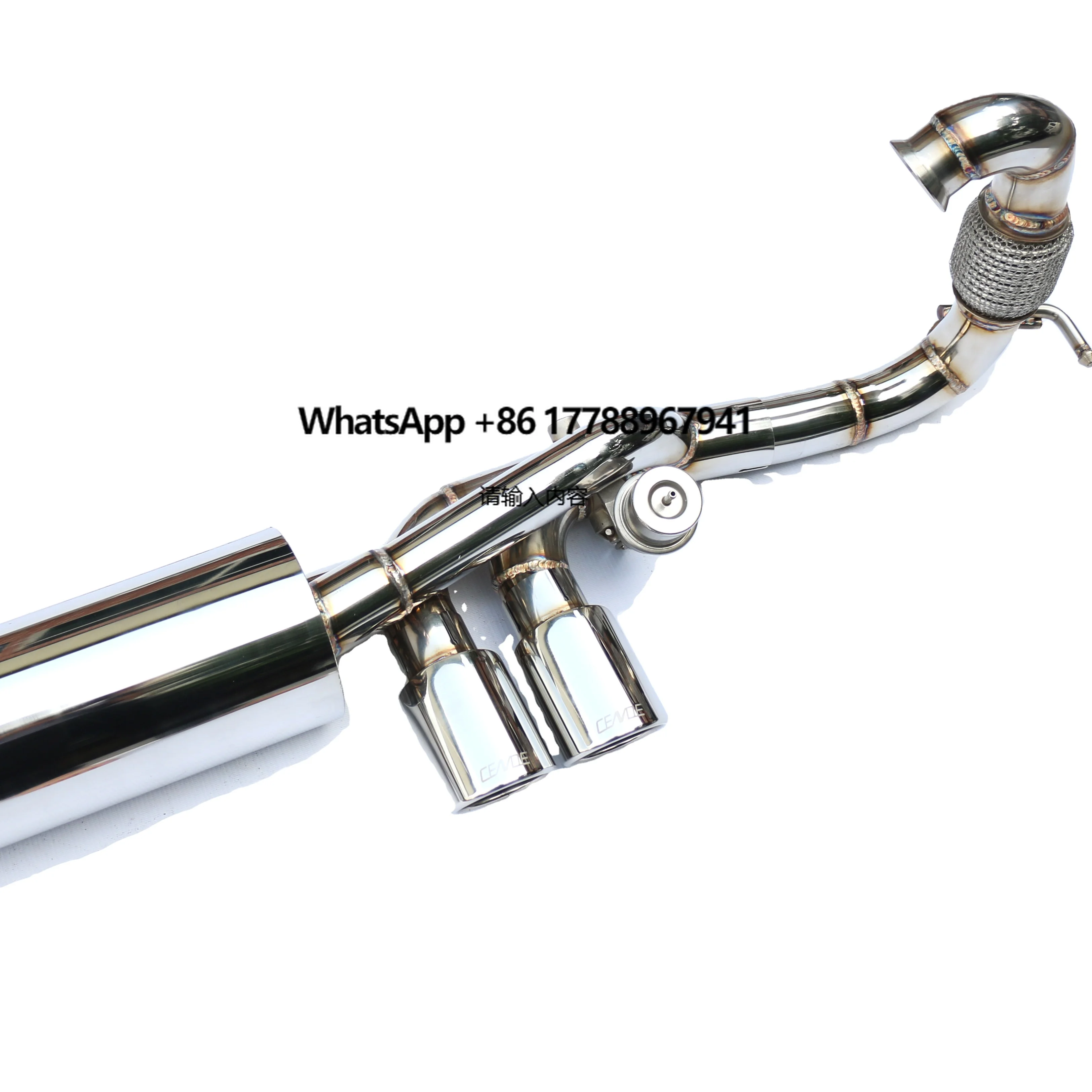 Newest Style Stainless Steel Universal Exhaust Filter Car Exhaust Sound Sports for BENZ W453 SMART 1.0/0.9T
Newest Style Stainless Steel Universal Exhaust Filter Car Exhaust Sound Sports for BENZ W453 SMART 1.0/0.9T