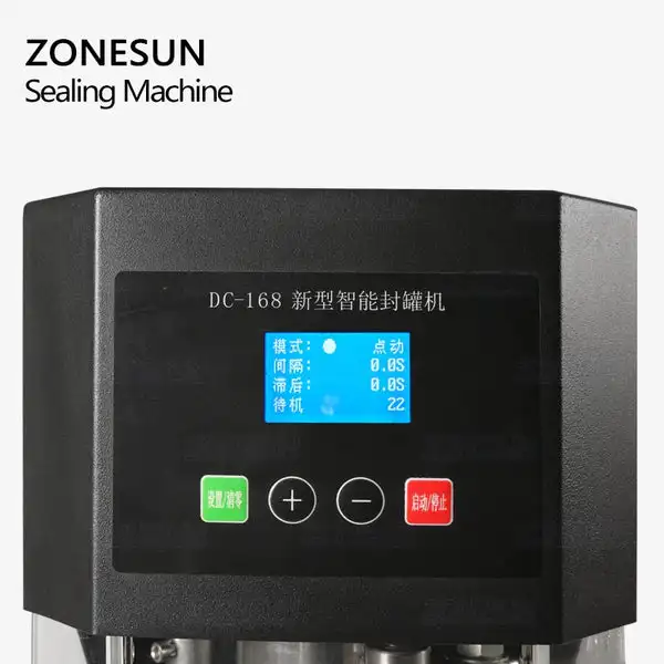 ZONESUN ZS‑FK168B 55mm Intelligent Can Seamer Bottle Sealing Machine
ZONESUN ZS‑FK168B 55mm Intelligent Can Seamer Bottle Sealing Machine