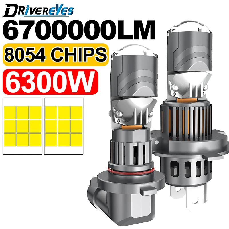 H7 Mini Lens LED Projector Bulb 1:1 Wireless Canbus 6000K Auto Motorcycle H4 H11 9005 9006 HB3 HB4 9012 Headlight Lens with Fan
H7 Mini Lens LED Projector Bulb 1:1 Wireless Canbus 6000K Auto Motorcycle H4 H11 9005 9006 HB3 HB4 9012 Headlight Lens with Fan