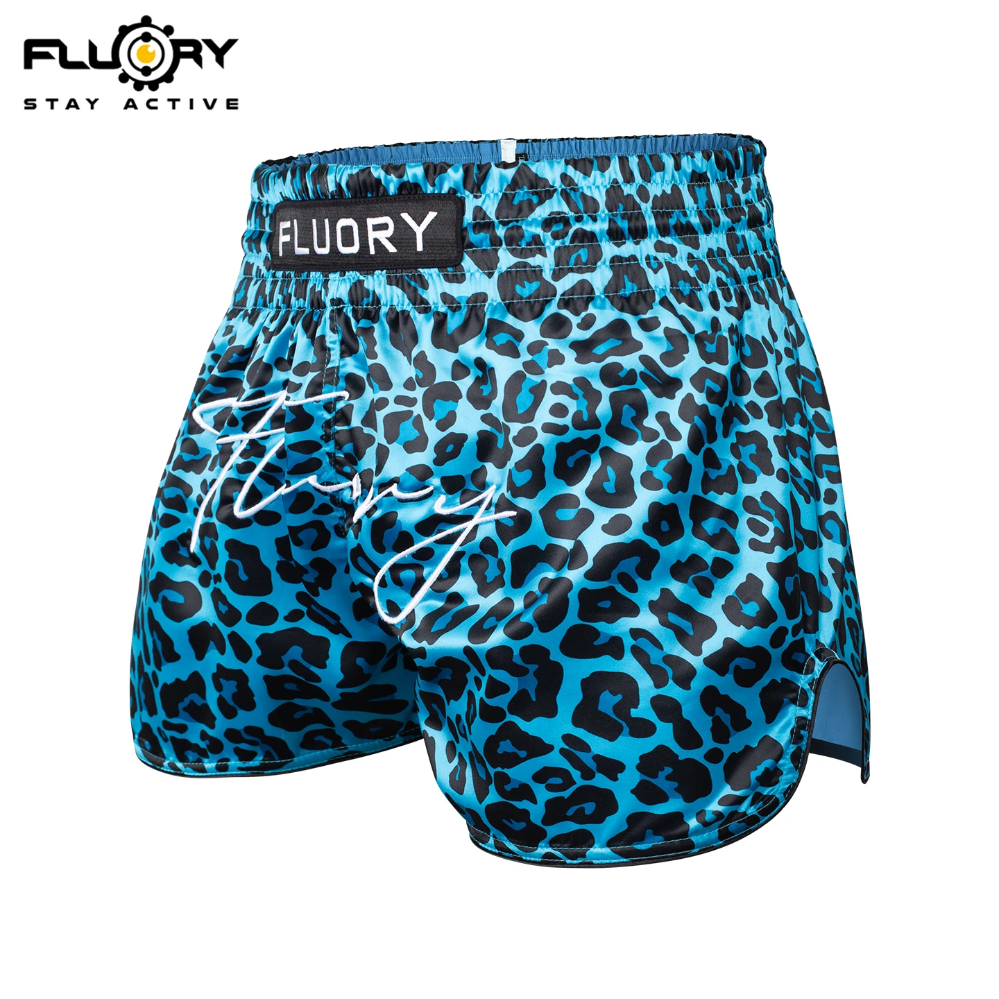 FLUORY Muay Thai shorts, blue leopard print embroidery, comfortable boxing training, classic pants boxing shorts Muay Thai short
FLUORY Muay Thai shorts, blue leopard print embroidery, comfortable boxing training, classic pants boxing shorts Muay Thai short