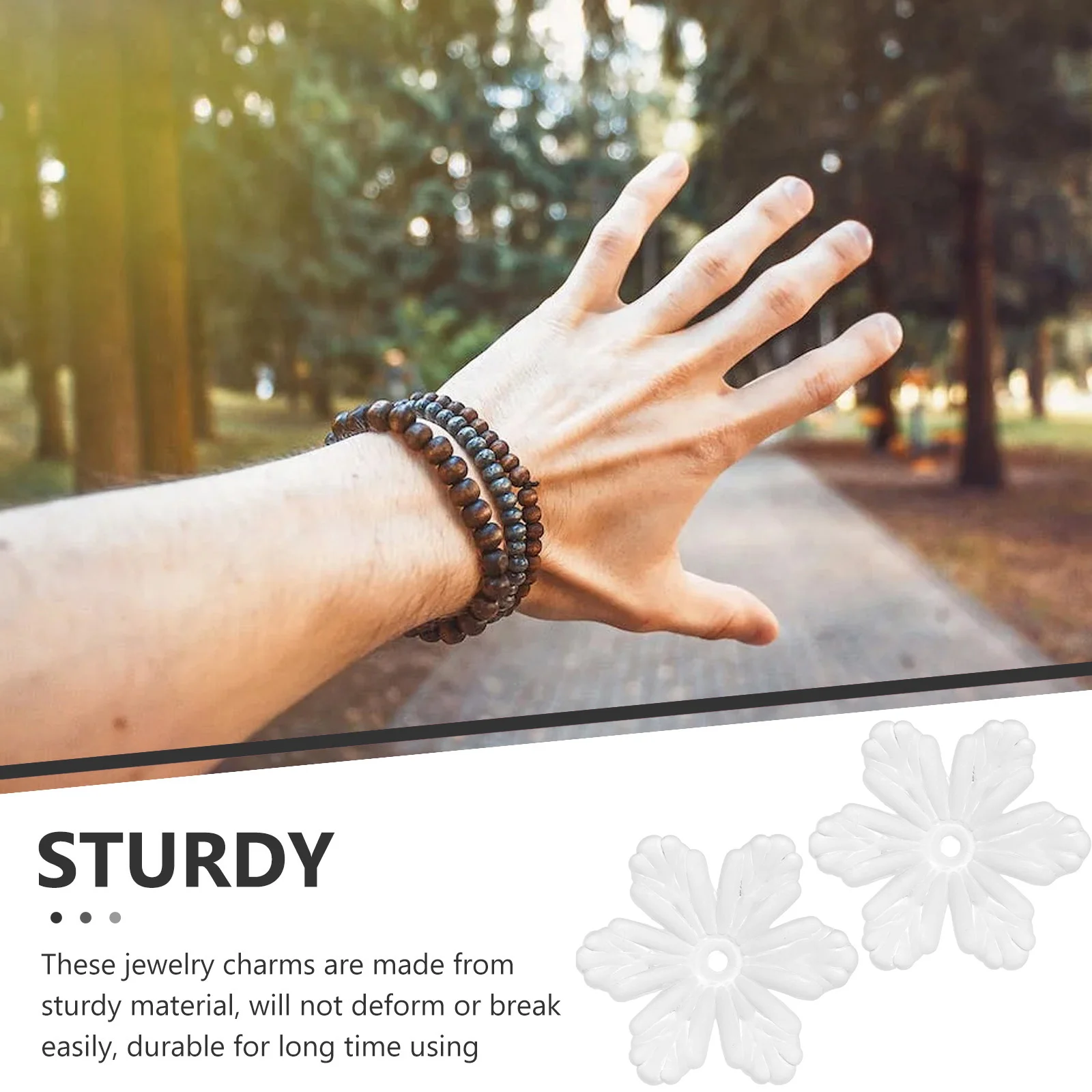 100pcs Acrylic Flower Tray Charms White Small Jewelry Making Accessories Pendant Decor Necklace Bracelet Keychain DIY
100pcs Acrylic Flower Tray Charms White Small Jewelry Making Accessories Pendant Decor Necklace Bracelet Keychain DIY