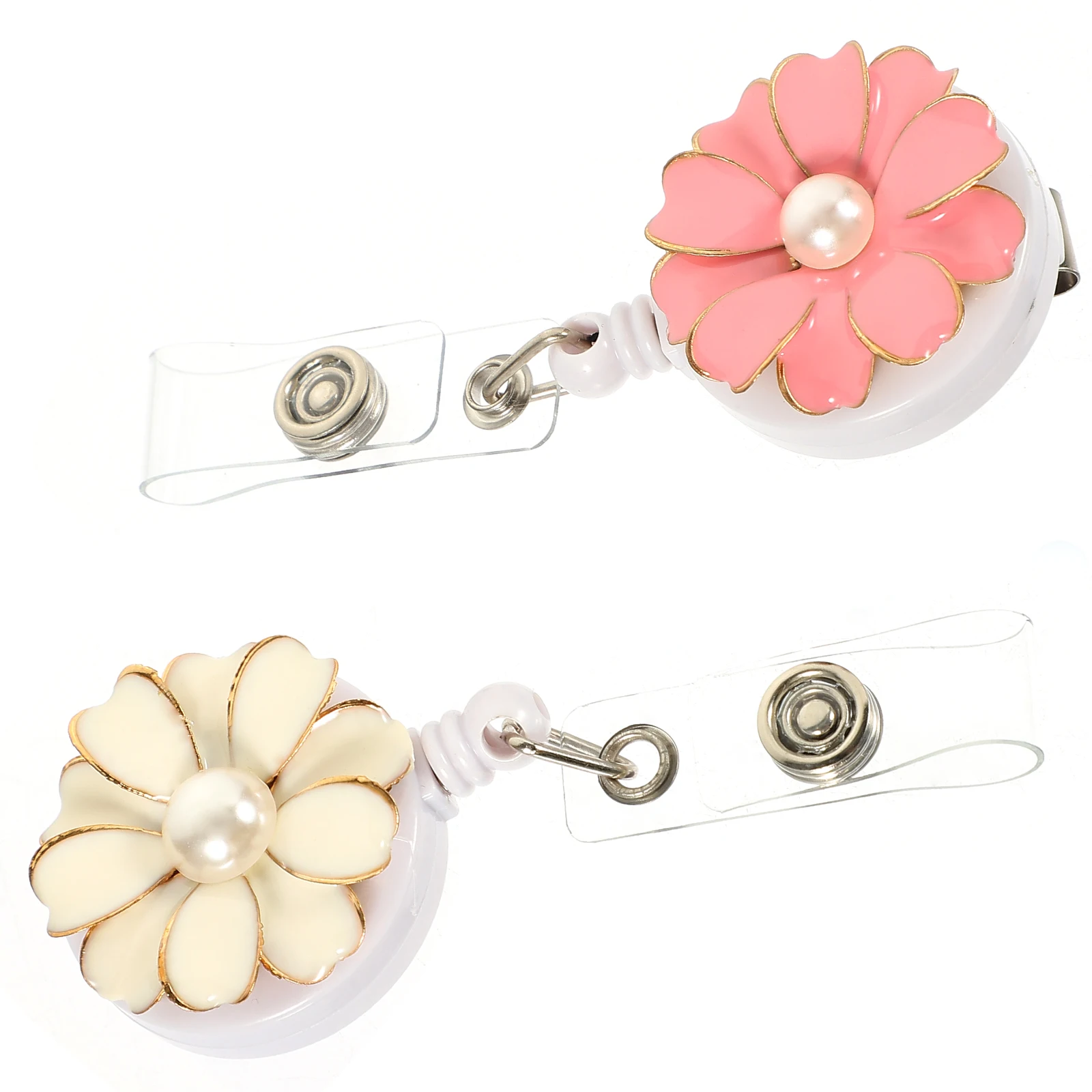 2 Pcs Badge Holder with Lanyard Retractable Card Holders Work Reels Nurse 
2 Pcs Badge Holder with Lanyard Retractable Card Holders Work Reels Nurse