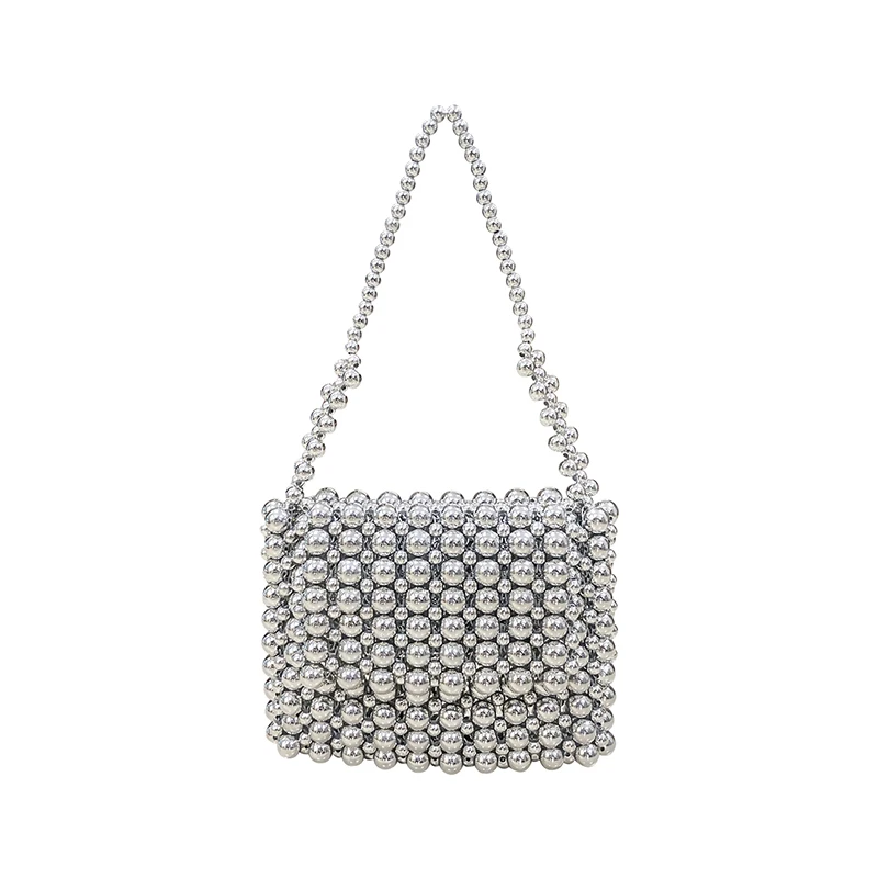 2025 Korean minimalist ins casual solid color woven bead acrylic commuting versatile handbag
2025 Korean minimalist ins casual solid color woven bead acrylic commuting versatile handbag