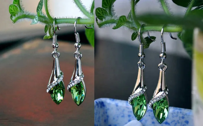 Dangle Jewelry Earrings Austrian Crystal Ear Ornament Silver Marquise Green Plated Elegant Shiny Rhinestone Party Wedding Daily
Dangle Jewelry Earrings Austrian Crystal Ear Ornament Silver Marquise Green Plated Elegant Shiny Rhinestone Party Wedding Daily