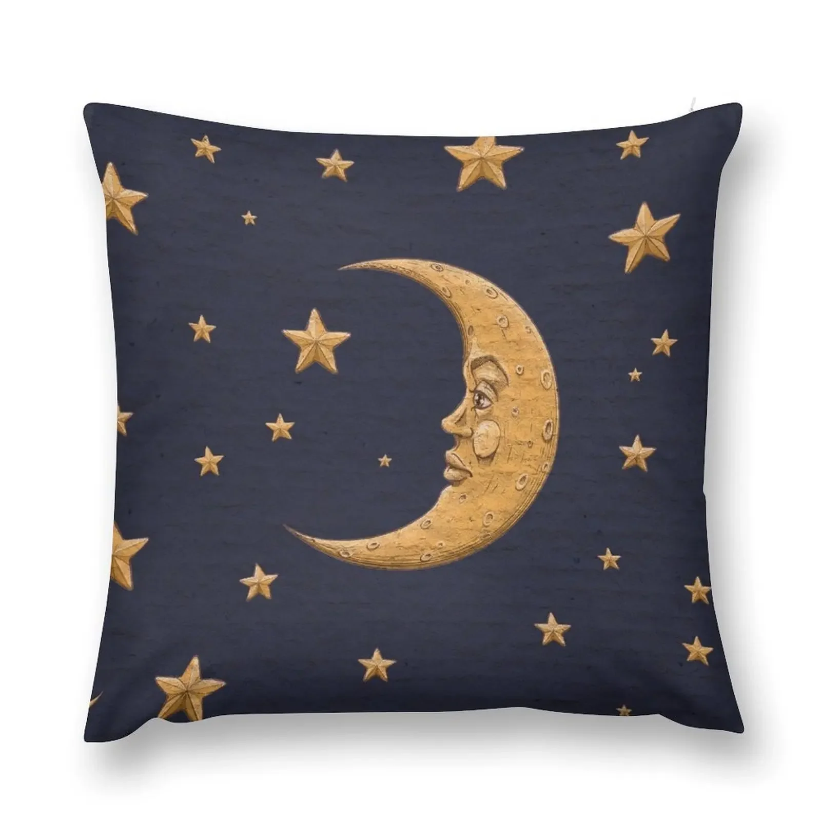 Vintage Gold Moon And Stars on Blue Throw Pillow Christmas Covers Pillow Decor pillow
Vintage Gold Moon And Stars on Blue Throw Pillow Christmas Covers Pillow Decor pillow