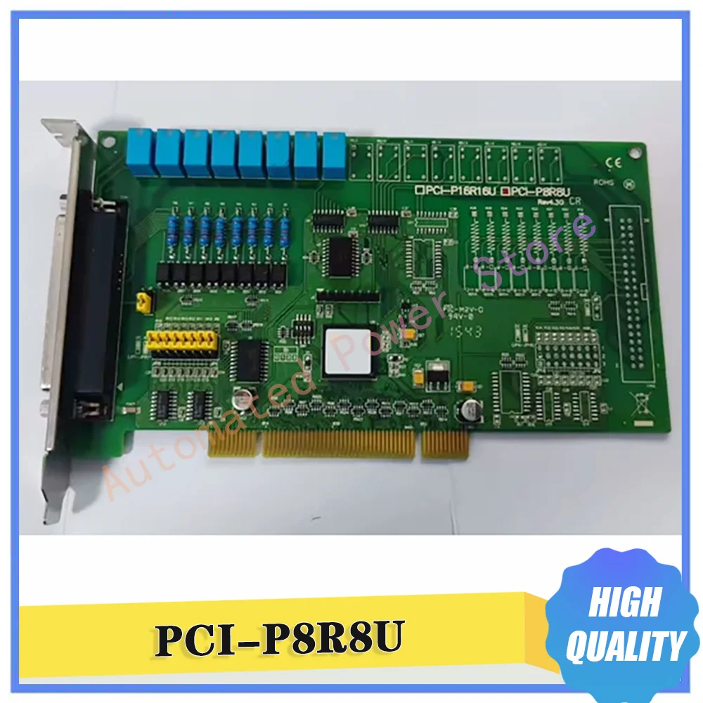 Digital Input Relay Output Card PCI-P8R8U Fully Tested Fast Ship
Digital Input Relay Output Card PCI-P8R8U Fully Tested Fast Ship