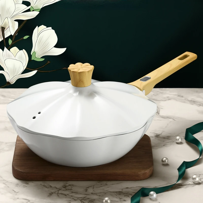 Magnolia Shape Medical Stone Non-stick Pan Household Frying Pans Induction Cooker Wok Pan Special Frying One Non-stick Pots
Magnolia Shape Medical Stone Non-stick Pan Household Frying Pans Induction Cooker Wok Pan Special Frying One Non-stick Pots
