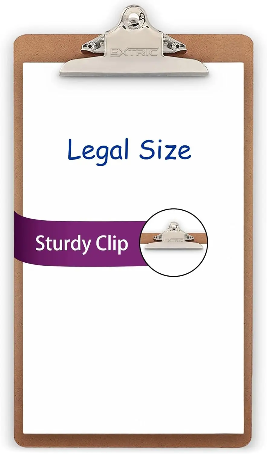 Legal Size Clipboard, 9x15.5 Inch Large Wooden Clipboard with Heavy Duty Metal Clip, Holds 100 Sheets, Smooth Writing Surface
Legal Size Clipboard, 9x15.5 Inch Large Wooden Clipboard with Heavy Duty Metal Clip, Holds 100 Sheets, Smooth Writing Surface