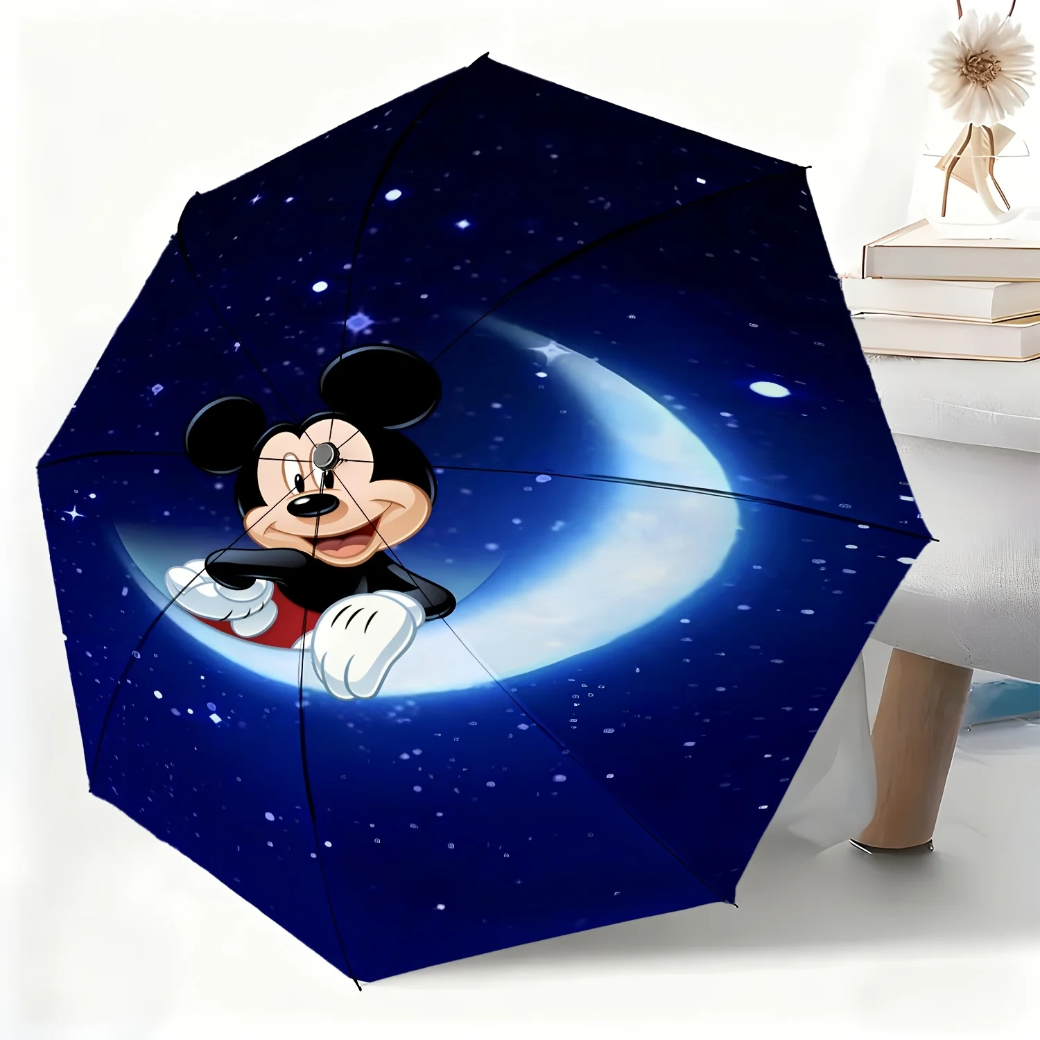 Автоматический зонт Disney с изображением Микки Мауса и звездного неба, 1 шт. | Всепогодный, портативный складной зонт, идеально подходит для Рождества
Автоматический зонт Disney с изображением Микки Мауса и звездного неба, 1 шт. | Всепогодный, портативный складной зонт, идеально подходит для Рождества