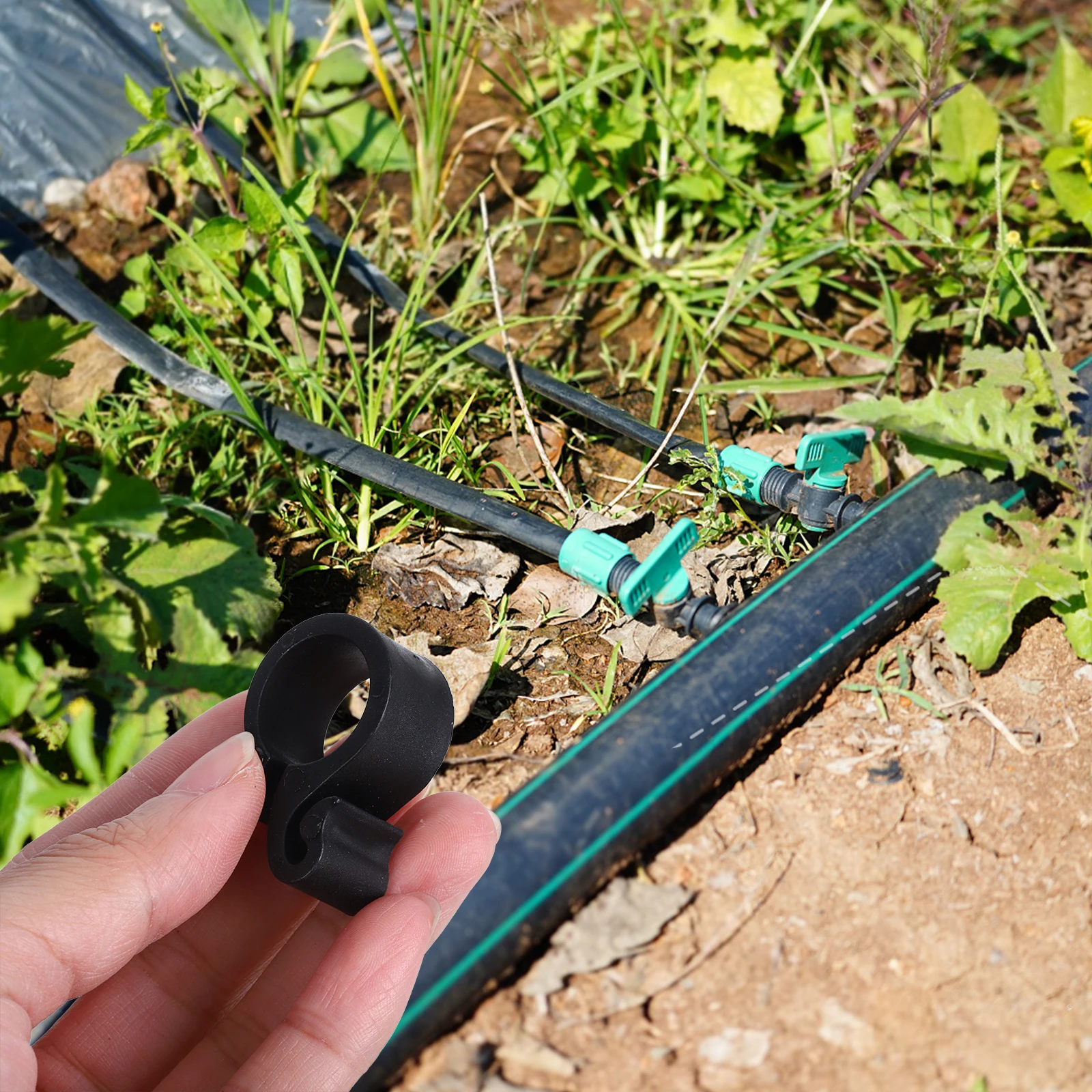 Drip Irrigation Clamp Pipe Hose Garden Tube Clamps Pipeline Watering System Black
Drip Irrigation Clamp Pipe Hose Garden Tube Clamps Pipeline Watering System Black
