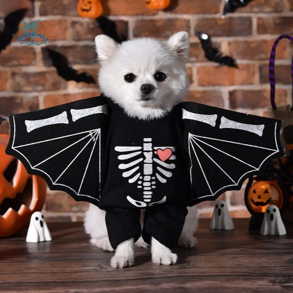 Funny Decorative Dog Bat Clothing Breathable Wear Resistant Pet Cosplay Costume Black Halloween Pet Bat Costume Cosplay Party
Funny Decorative Dog Bat Clothing Breathable Wear Resistant Pet Cosplay Costume Black Halloween Pet Bat Costume Cosplay Party