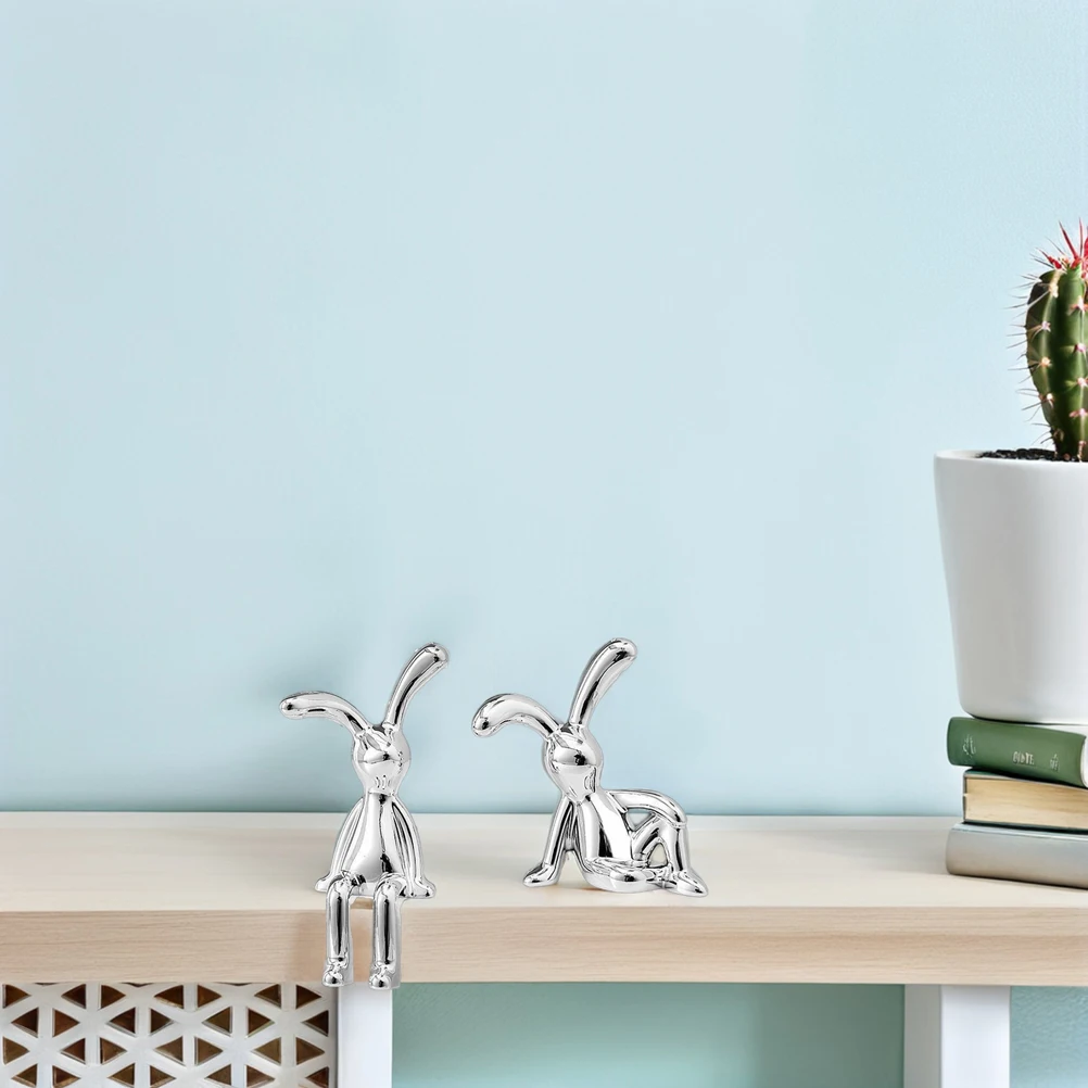 4Pcs Silver Sitting Rabbit Figure Cute Mini Plastic Bunny Decoration for Desk Shelf Living Room Home Display Bunny Centerpieces
4Pcs Silver Sitting Rabbit Figure Cute Mini Plastic Bunny Decoration for Desk Shelf Living Room Home Display Bunny Centerpieces