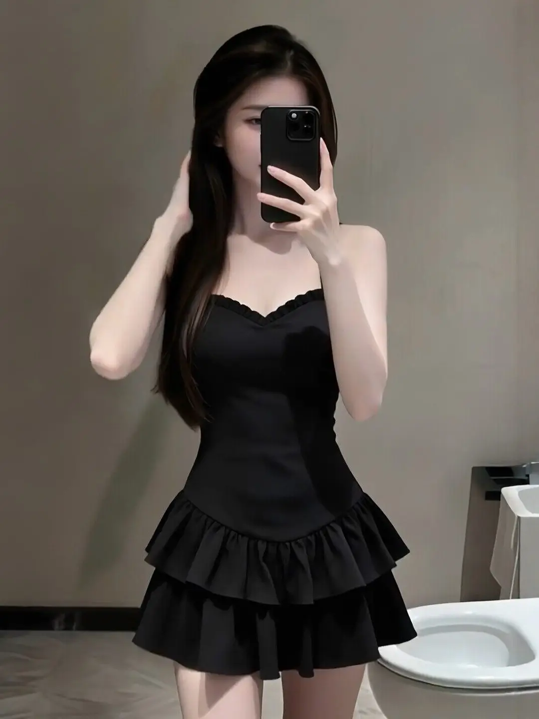 Black Strapless Slimming Cake Skirt Dress Women's Summer 2026 Trendy Spicy Girl Waist-Cinching Breathable Skin-friendly
Black Strapless Slimming Cake Skirt Dress Women's Summer 2026 Trendy Spicy Girl Waist-Cinching Breathable Skin-friendly