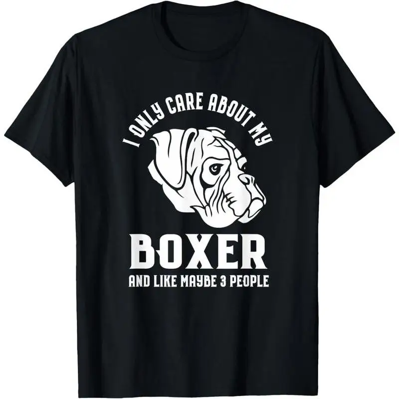 Unisex Boxer Dog T-Shirt Funny Dog Lover Pet Owner Graphic Tee Humorous Slogan Introvert Anti Social Joke Gift Top
Unisex Boxer Dog T-Shirt Funny Dog Lover Pet Owner Graphic Tee Humorous Slogan Introvert Anti Social Joke Gift Top