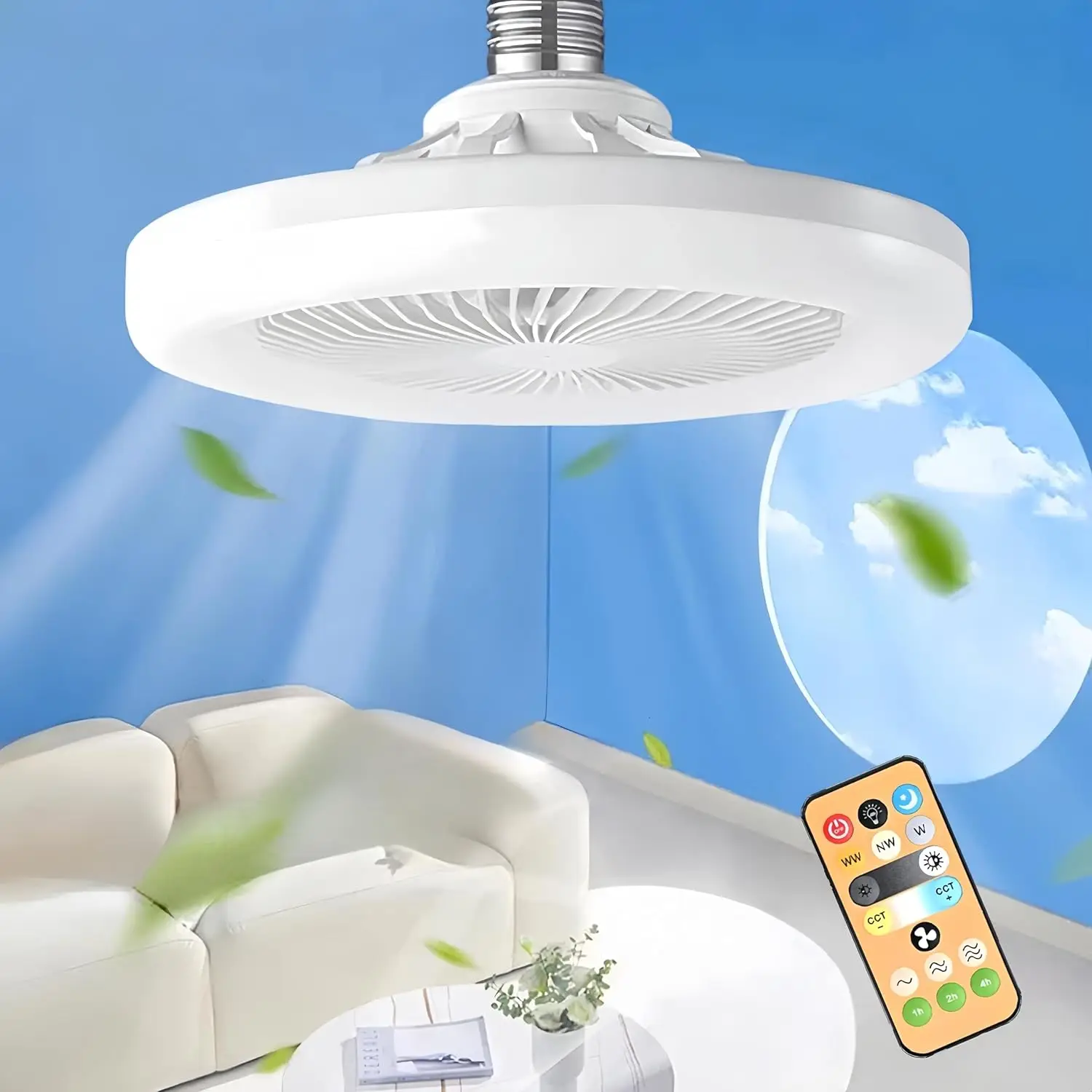 30W E27 LED Ceiling Fan With Light And Remote Control 3 Colors LED Silent Fan Lamp 3 Fan Speed For Living Room AC 85-265V
30W E27 LED Ceiling Fan With Light And Remote Control 3 Colors LED Silent Fan Lamp 3 Fan Speed For Living Room AC 85-265V