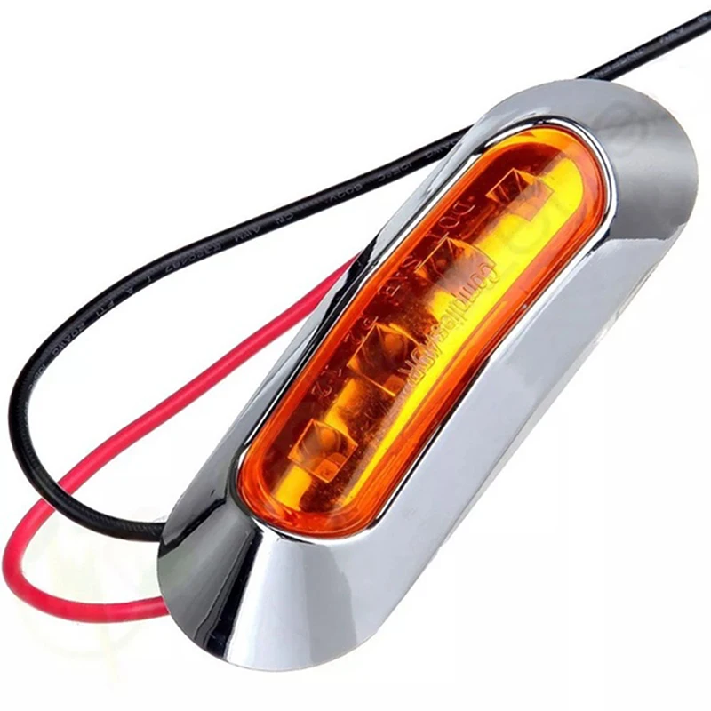 Truck Turn Signal 10V-30V 4LED Side Marker Tail Warning Light Lamp Clearance Trailer Truck
Truck Turn Signal 10V-30V 4LED Side Marker Tail Warning Light Lamp Clearance Trailer Truck