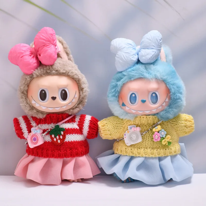 Labubu 1st-3rd Gen Pendant Set: Sweater, Tulle Skirt & Bowknot Dress-Up Outfit for Labubu Dolls
Labubu 1st-3rd Gen Pendant Set: Sweater, Tulle Skirt & Bowknot Dress-Up Outfit for Labubu Dolls