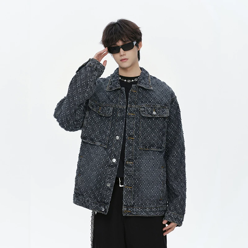TANGZ STUDIO Мужская джинсовая куртка свободного кроя в американском стиле, с вышивкой, эффектом потертости, весенняя верхняя одежда
TANGZ STUDIO Мужская джинсовая куртка свободного кроя в американском стиле, с вышивкой, эффектом потертости, весенняя верхняя одежда