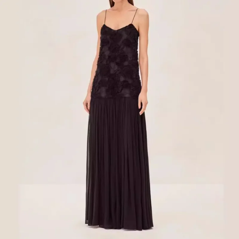 Женское розовое, белое французское свежее милое 3D платье без рукавов с цветком розы, шифоновое длинное платье на бретельках для свадебной вечеринки, летнее
Женское розовое, белое французское свежее милое 3D платье без рукавов с цветком розы, шифоновое длинное платье на бретельках для свадебной вечеринки, летнее