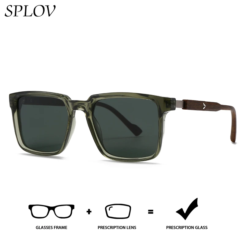 SPLOV Ретро солнцезащитные очки по рецепту, профессиональные индивидуальные поляризационные оптические линзы с защитой от синего света, мужские модные солнцезащитные очки
SPLOV Ретро солнцезащитные очки по рецепту, профессиональные индивидуальные поляризационные оптические линзы с защитой от синего света, мужские модные солнцезащитные очки