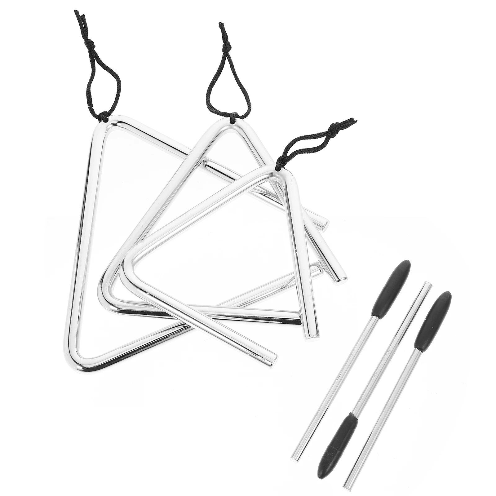3 set Triangle Iron Set 4 5 Inch 6 Inch Kids Percussion Musical Instruments Children Triangle Toys Educational Learning
3 set Triangle Iron Set 4 5 Inch 6 Inch Kids Percussion Musical Instruments Children Triangle Toys Educational Learning