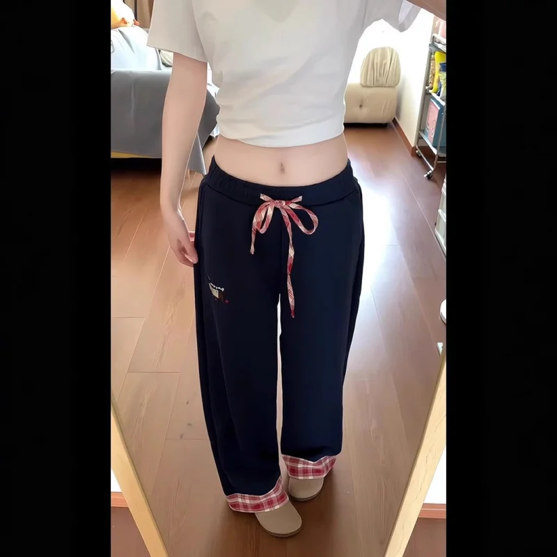 Women's American-Style Retro Puppy Embroidered OverallsbfIdle Style Loose Pants Straight Wide Leg Exercise Casual Pants
Women's American-Style Retro Puppy Embroidered OverallsbfIdle Style Loose Pants Straight Wide Leg Exercise Casual Pants