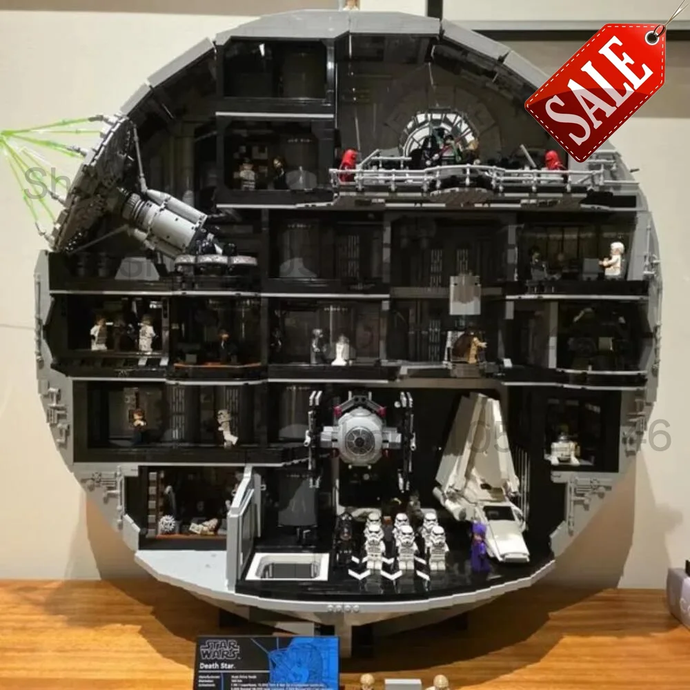 2026 New Advanced Premium Death Star Building Blocks Wars UCS Series 9023pcs Assembly Collectible Decoration for Fans
2026 New Advanced Premium Death Star Building Blocks Wars UCS Series 9023pcs Assembly Collectible Decoration for Fans