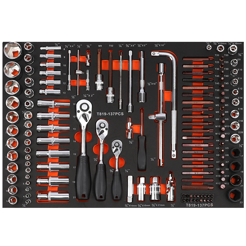 Tool Trolley Cabinet 45 Pcs 1/4 1/2 Hexagon Socket Spark Plug Socket Ratchet Spanner High Quality Vehicle Repair Tool Set
Tool Trolley Cabinet 45 Pcs 1/4 1/2 Hexagon Socket Spark Plug Socket Ratchet Spanner High Quality Vehicle Repair Tool Set
