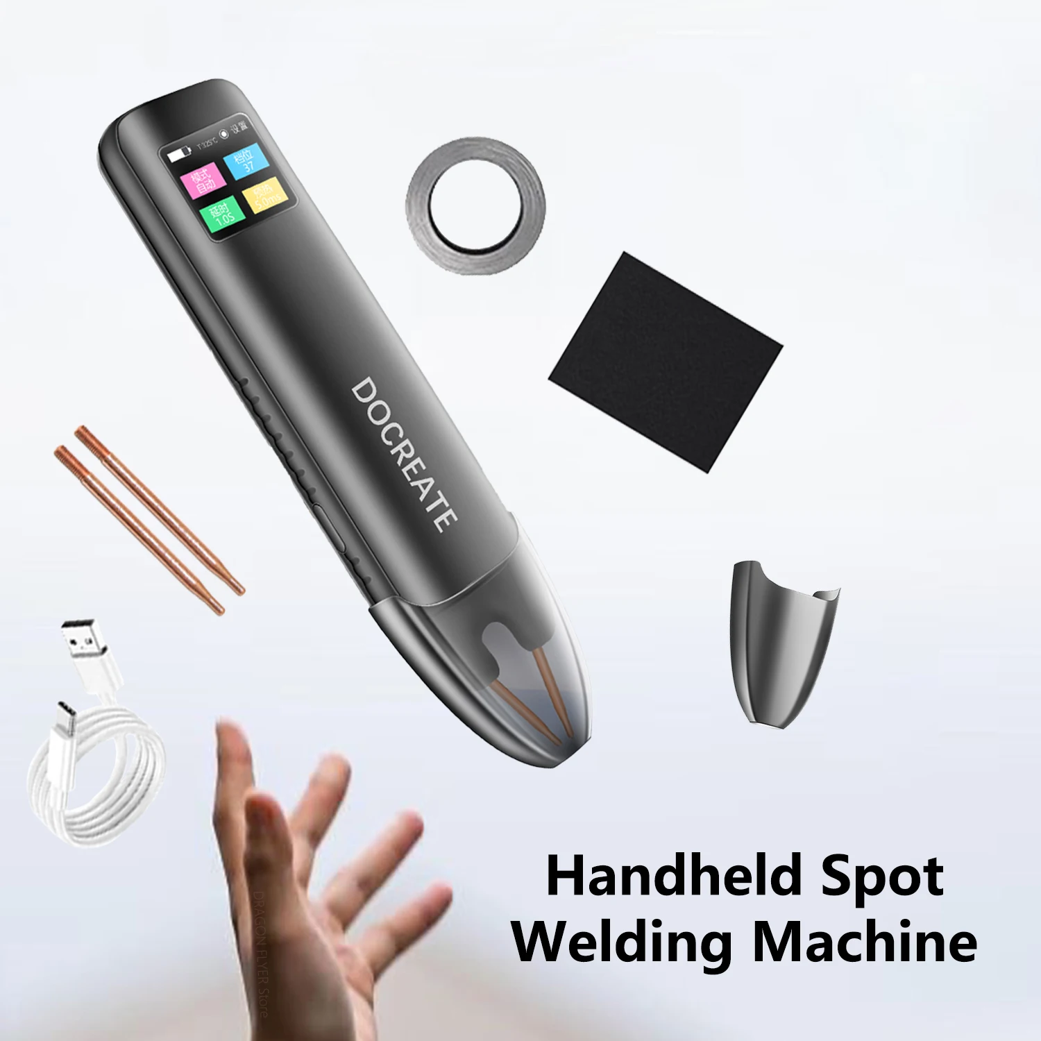 11/99 Gears Spot Welder DIY Handheld Adjustable Portable Digital Display Color Screen Welding Automatic Trigger for 18650Battery
11/99 Gears Spot Welder DIY Handheld Adjustable Portable Digital Display Color Screen Welding Automatic Trigger for 18650Battery