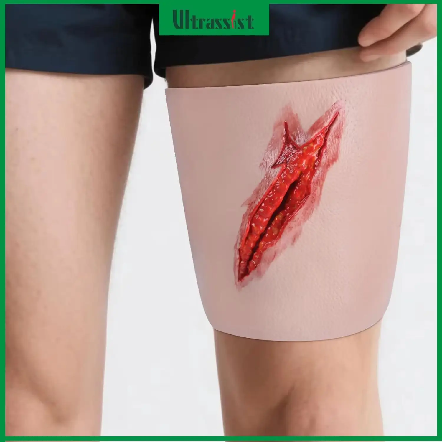Ultrassist Thigh Puncture Wound Model Thigh Trauma Wound Trainer Stop The Bleed Practice for Medical EMS & First Aid Training
Ultrassist Thigh Puncture Wound Model Thigh Trauma Wound Trainer Stop The Bleed Practice for Medical EMS & First Aid Training