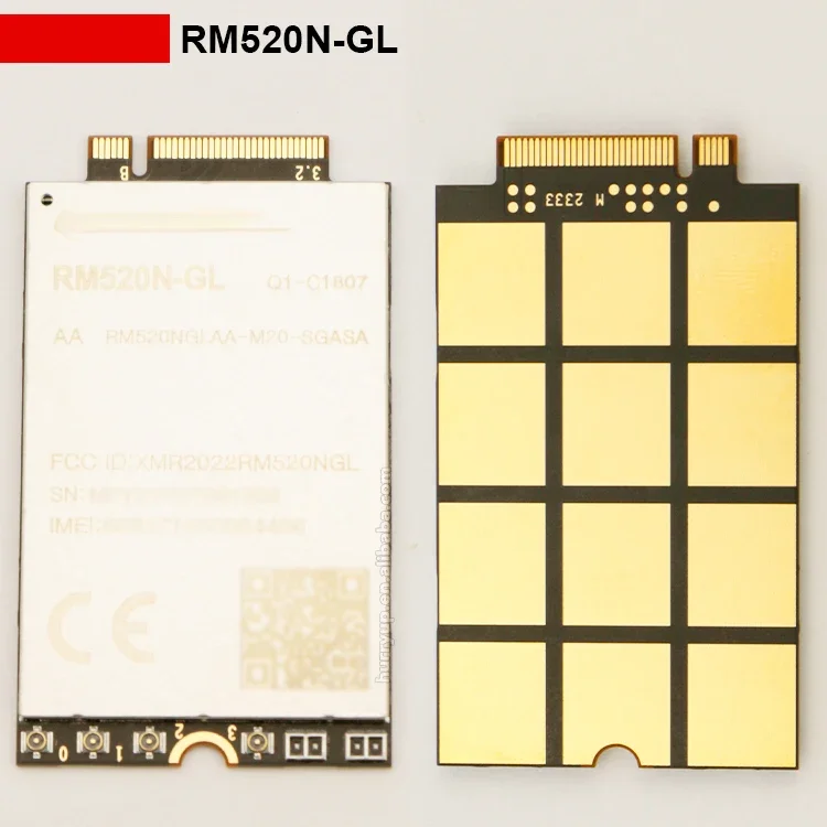 SA/NSA M.2 Form Factor 2.4Gbps/900Mbps 5G Wireless Communication Module RM520N-GL RM520N RM520NGL
SA/NSA M.2 Form Factor 2.4Gbps/900Mbps 5G Wireless Communication Module RM520N-GL RM520N RM520NGL