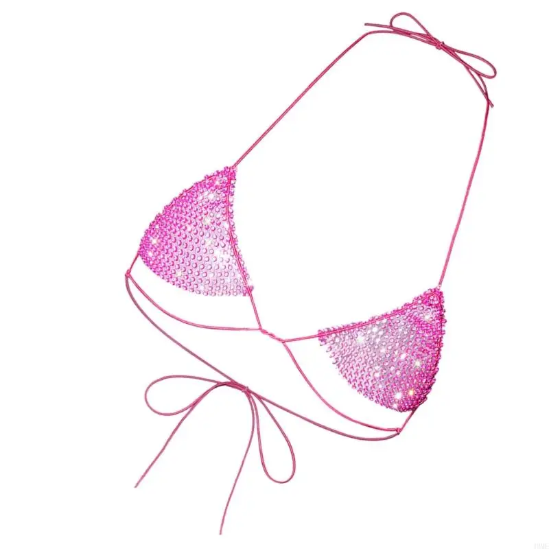 49ME Chic Magenta Rhinestones Studded Hanging Neck Camisole With Full Rhinestones Detail Partywear Glittering Top For Ladies
49ME Chic Magenta Rhinestones Studded Hanging Neck Camisole With Full Rhinestones Detail Partywear Glittering Top For Ladies