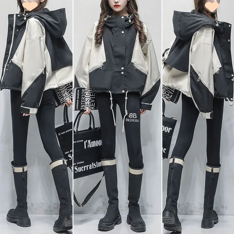 Retro Bomber Jacket for Women - Versatile, Loose and Laid-Back Style for Daily Workwear and Casual Workwear.
Retro Bomber Jacket for Women - Versatile, Loose and Laid-Back Style for Daily Workwear and Casual Workwear.