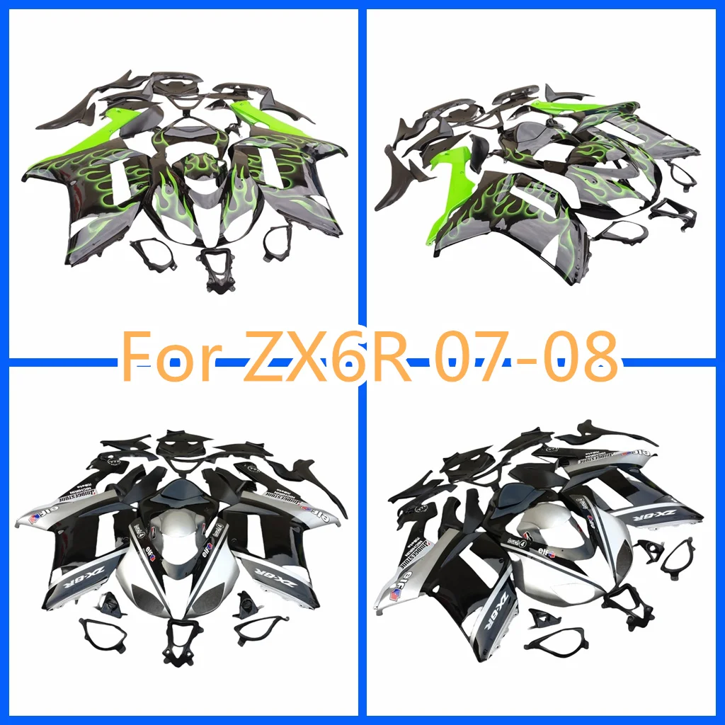 New ABS Plastic Fairing kit for Kawasaki ZX 6R 07 08 2007 2008 ZX-6R High Quality Motorcycle Body Repair Bodykit Free Custom
New ABS Plastic Fairing kit for Kawasaki ZX 6R 07 08 2007 2008 ZX-6R High Quality Motorcycle Body Repair Bodykit Free Custom
