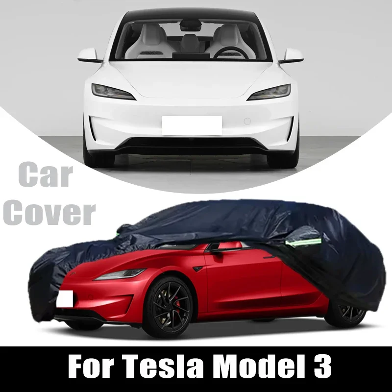 For Tesla Model 3 Outdoor Protection Full Car Covers Snow Cover Sunshade Waterproof Dustproof Exterior Protection
For Tesla Model 3 Outdoor Protection Full Car Covers Snow Cover Sunshade Waterproof Dustproof Exterior Protection