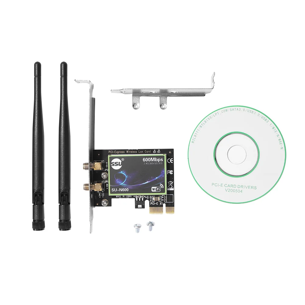 Двухдиапазонная беспроводная сетевая карта PCI-E 1X Адаптер Ethernet PCI Express Wi-Fi 6
Двухдиапазонная беспроводная сетевая карта PCI-E 1X Адаптер Ethernet PCI Express Wi-Fi 6