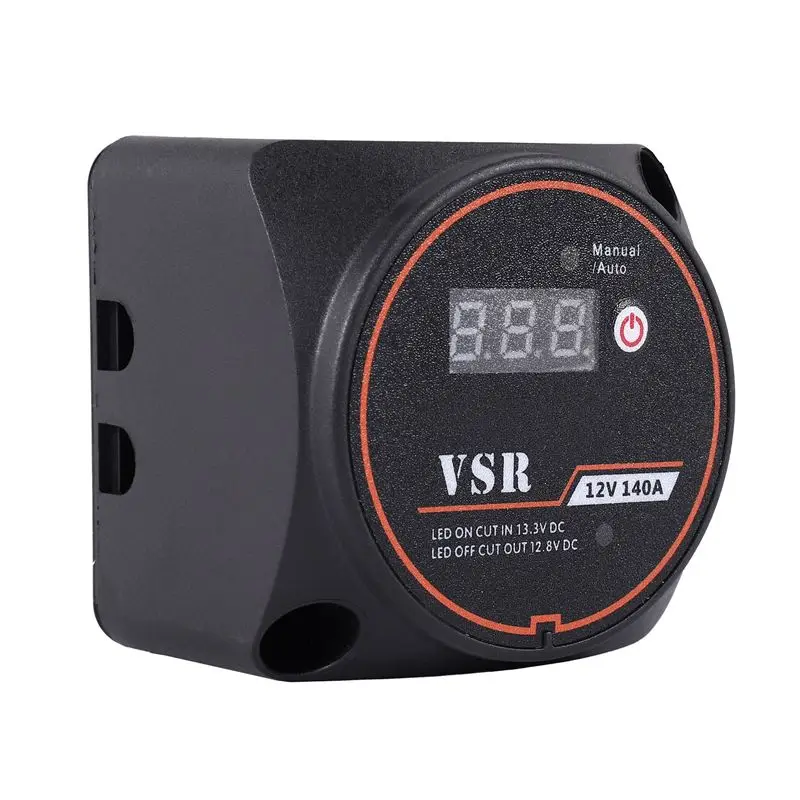 A76T-Voltage Sensitive Split Charge Relay Digital Display VSR 12V 140A For Camper Car RV Yacht Smart Battery Isolator Charge
A76T-Voltage Sensitive Split Charge Relay Digital Display VSR 12V 140A For Camper Car RV Yacht Smart Battery Isolator Charge