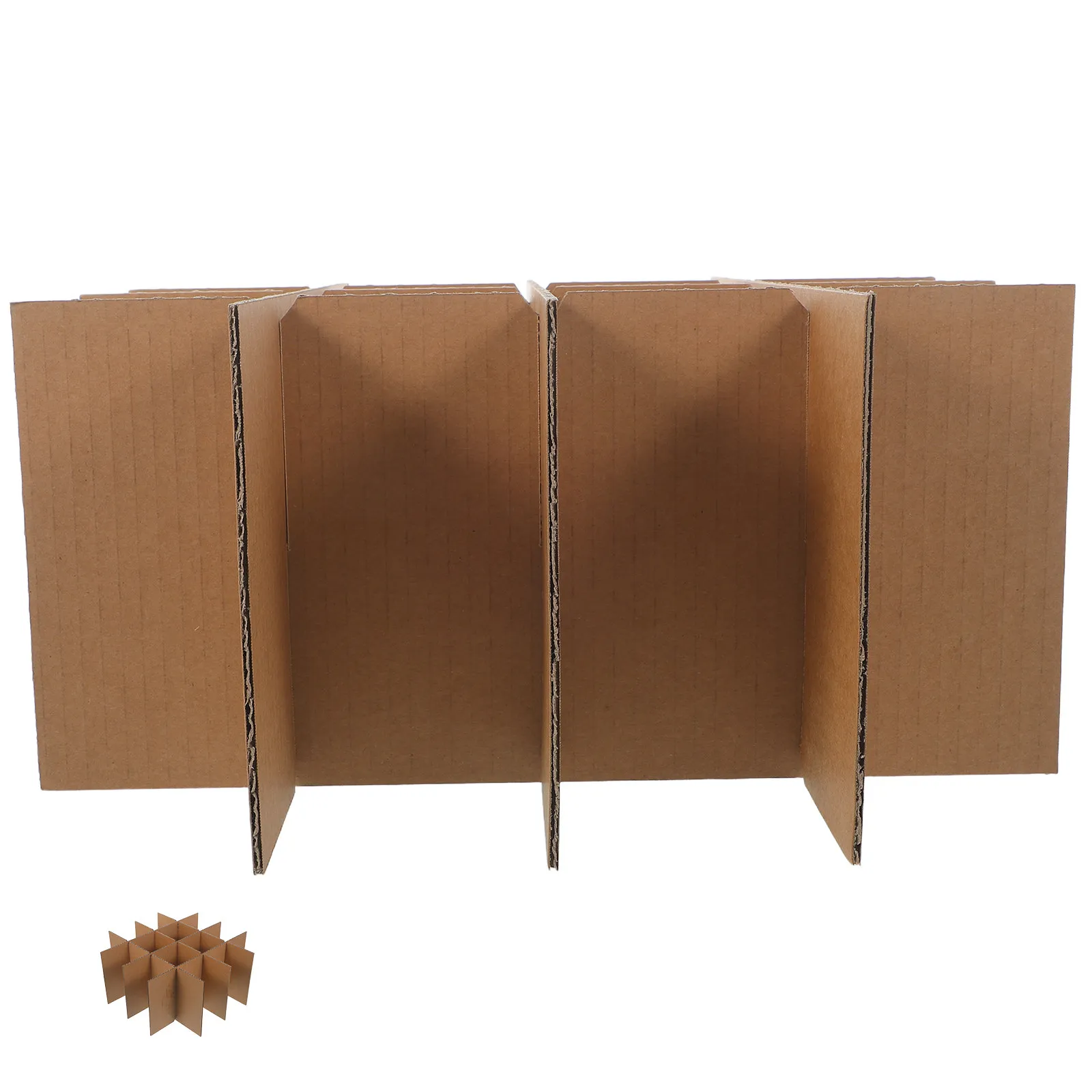 6Pcs Corrugated Cardboard Box Dividers Heavy Duty Stemware Dividers for Moving Boxes 82x82x160mm Glassware Packing Inserts
6Pcs Corrugated Cardboard Box Dividers Heavy Duty Stemware Dividers for Moving Boxes 82x82x160mm Glassware Packing Inserts