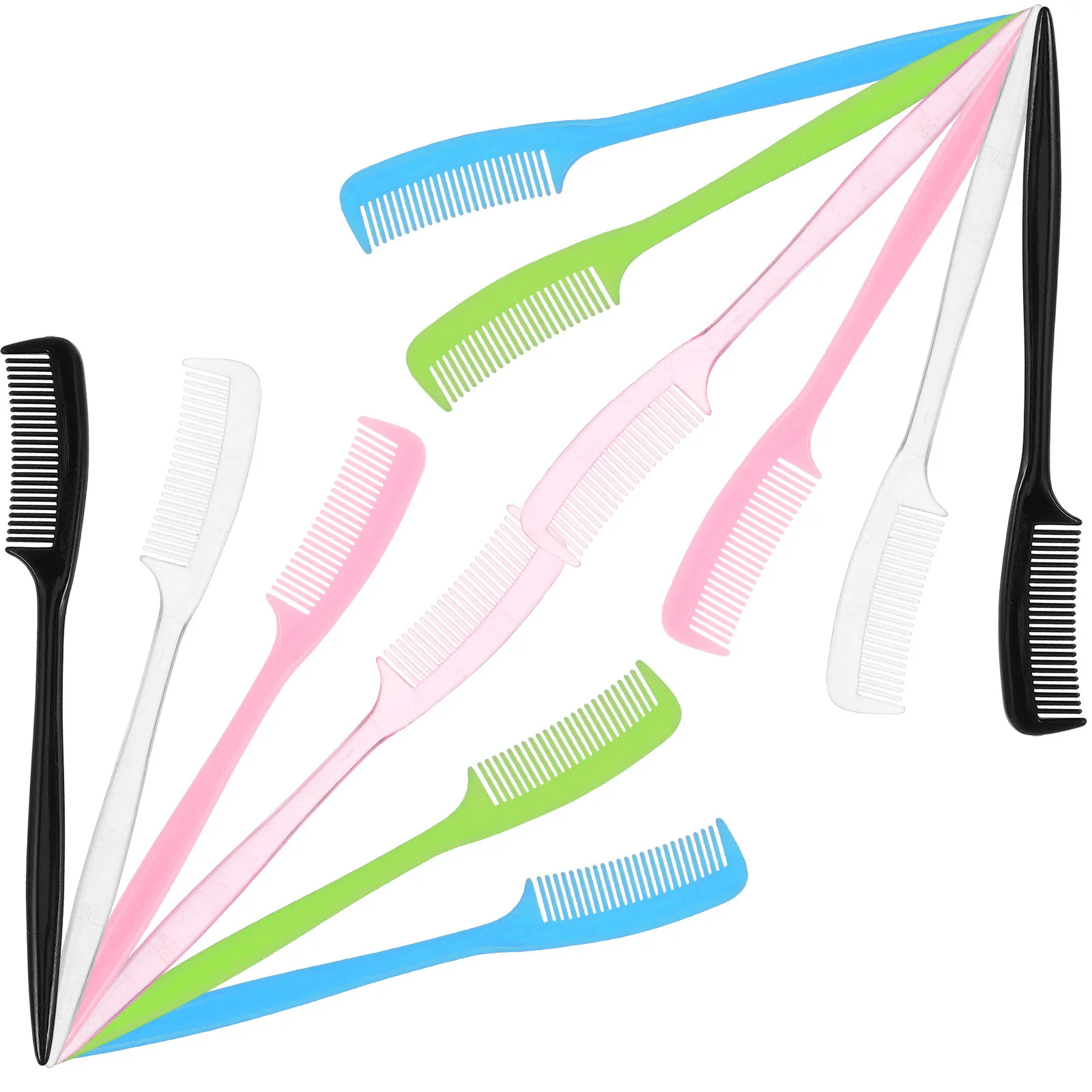 12Pcs Fine Tooth Rat Tail Comb Hair Brush Set Pocket Styling Combs Hair Detangling Grooming Care Accessories Brush
12Pcs Fine Tooth Rat Tail Comb Hair Brush Set Pocket Styling Combs Hair Detangling Grooming Care Accessories Brush