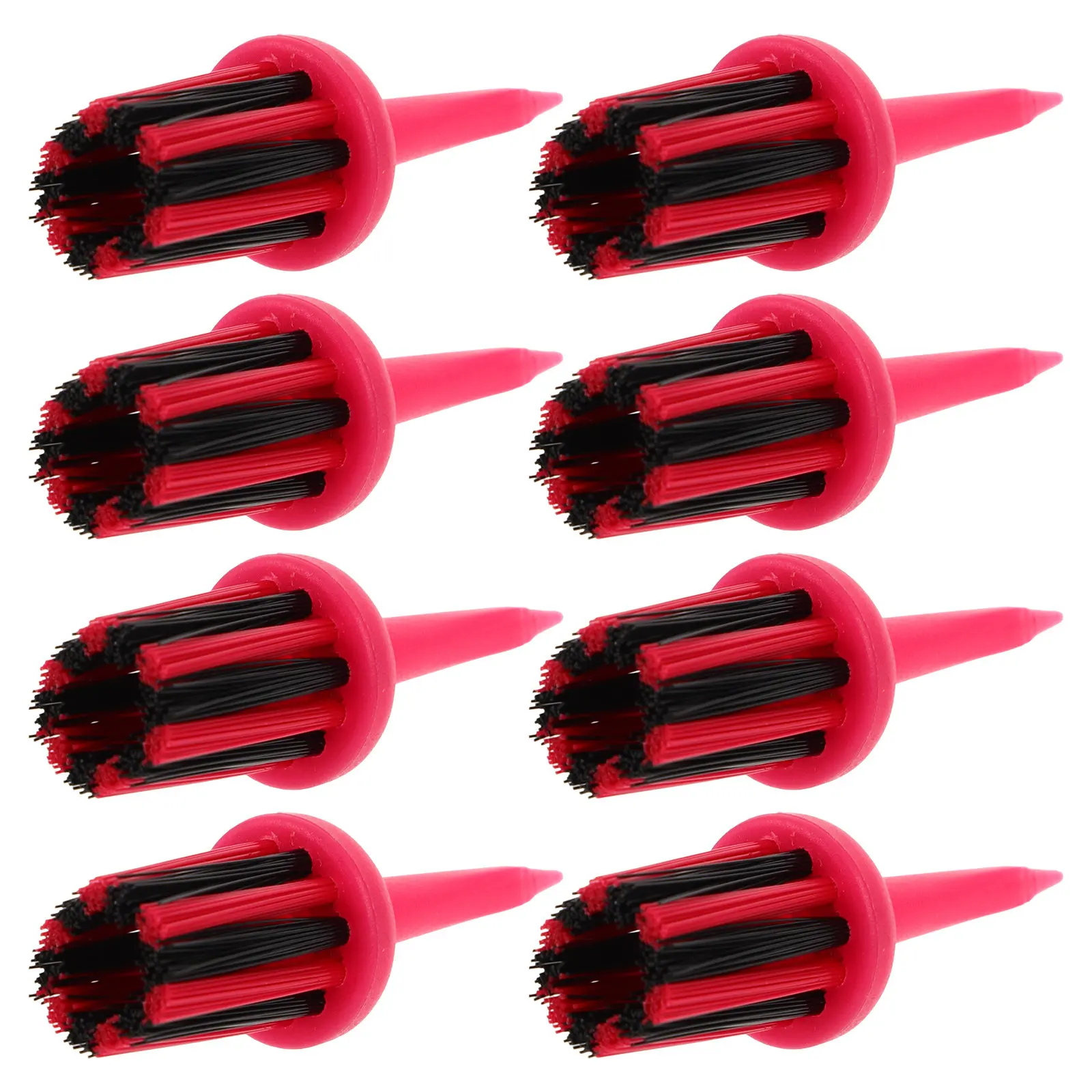 8Pcs Sturdy Plastic Brush Tees Golf Training Accessories Replacement Golf Tee Set with Bristles for Cleaning Fairway Surface
8Pcs Sturdy Plastic Brush Tees Golf Training Accessories Replacement Golf Tee Set with Bristles for Cleaning Fairway Surface