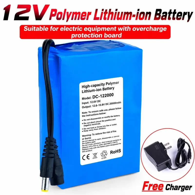 12V Lithium Polymer Battery for Mobile Power Supply Outdoor Rechargeable General Purpose Large Capacity Power Battery
12V Lithium Polymer Battery for Mobile Power Supply Outdoor Rechargeable General Purpose Large Capacity Power Battery