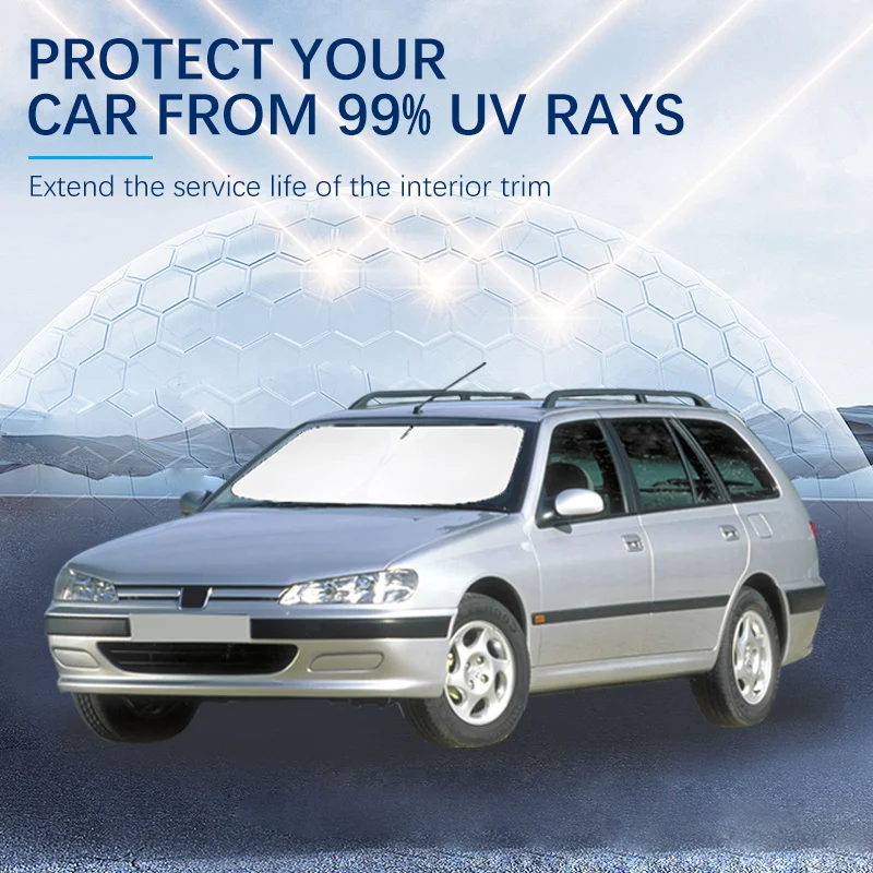 For Peugeot 406 Summer Car Accessories Car Windshield Sun Shade Covers for Front Window Sunscreen UV Parasol
For Peugeot 406 Summer Car Accessories Car Windshield Sun Shade Covers for Front Window Sunscreen UV Parasol