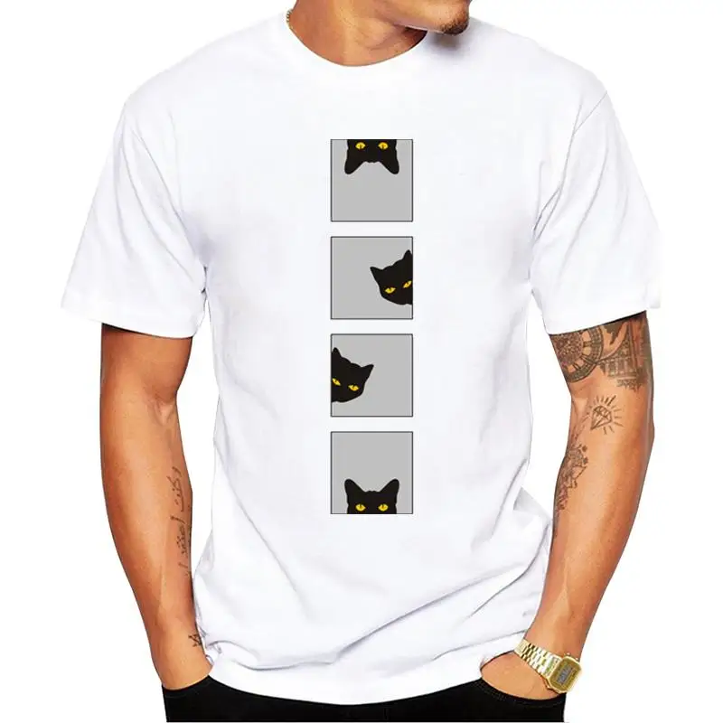 FPACE Hipster Cat Peeking Men T-Shirt Fashion Cats Printed Tshirts Short Sleeve O-Neck Tee Funny Tops
FPACE Hipster Cat Peeking Men T-Shirt Fashion Cats Printed Tshirts Short Sleeve O-Neck Tee Funny Tops