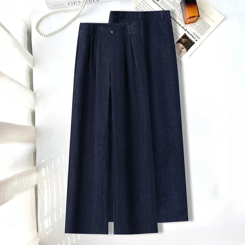 Women's High-Waisted Loose Fit Straight-Leg Thermal Pants Fleece for Commuting
Women's High-Waisted Loose Fit Straight-Leg Thermal Pants Fleece for Commuting