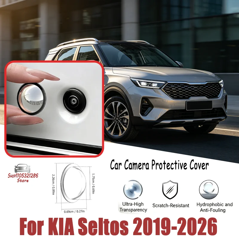 360 Reverse Cam Cover For KIA Seltos 2019-2026 2Pcs Anti-Scratch HD PC Lens Protector, Waterproof Easy Install Car Accessories
360 Reverse Cam Cover For KIA Seltos 2019-2026 2Pcs Anti-Scratch HD PC Lens Protector, Waterproof Easy Install Car Accessories