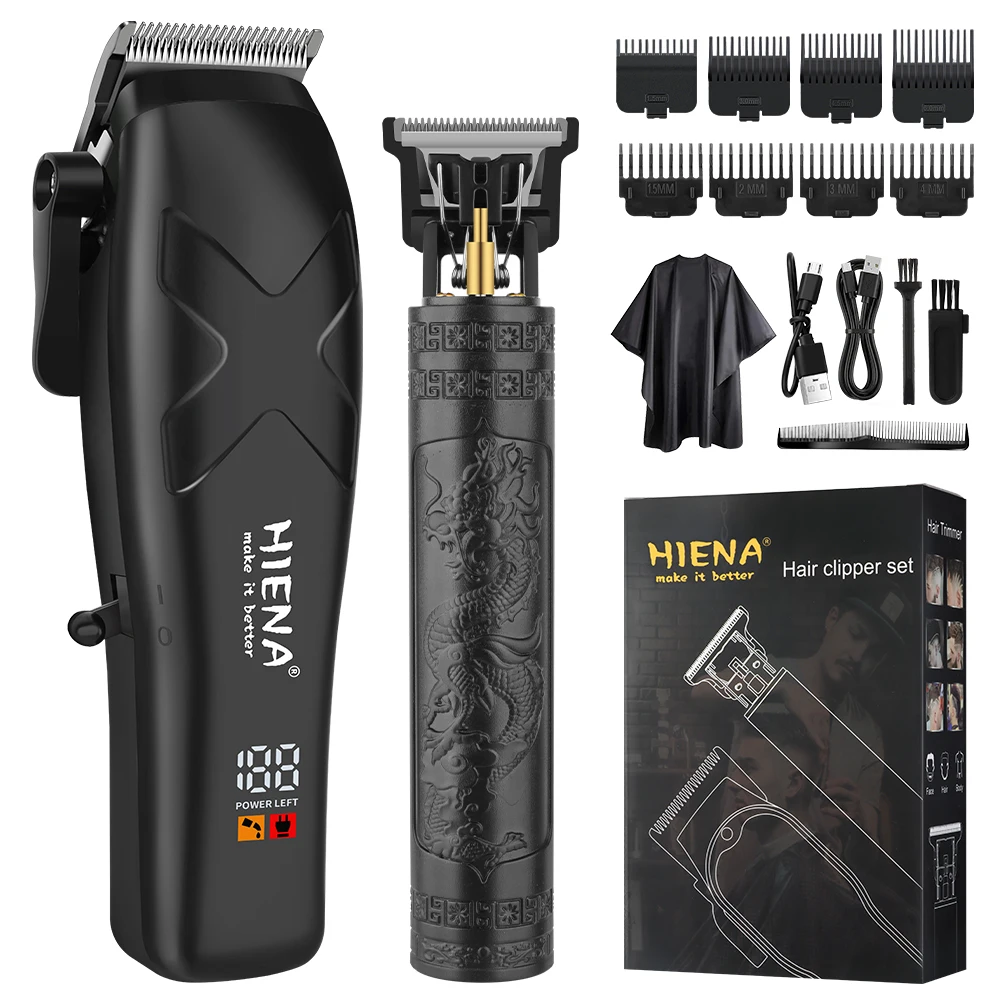 HIENA 1/2pcs Men Hair Clipper Beard Trimmer Styling Cutting Tool Suitable for Home Cordless Hair Clipper/Trimmer & Electric
HIENA 1/2pcs Men Hair Clipper Beard Trimmer Styling Cutting Tool Suitable for Home Cordless Hair Clipper/Trimmer & Electric