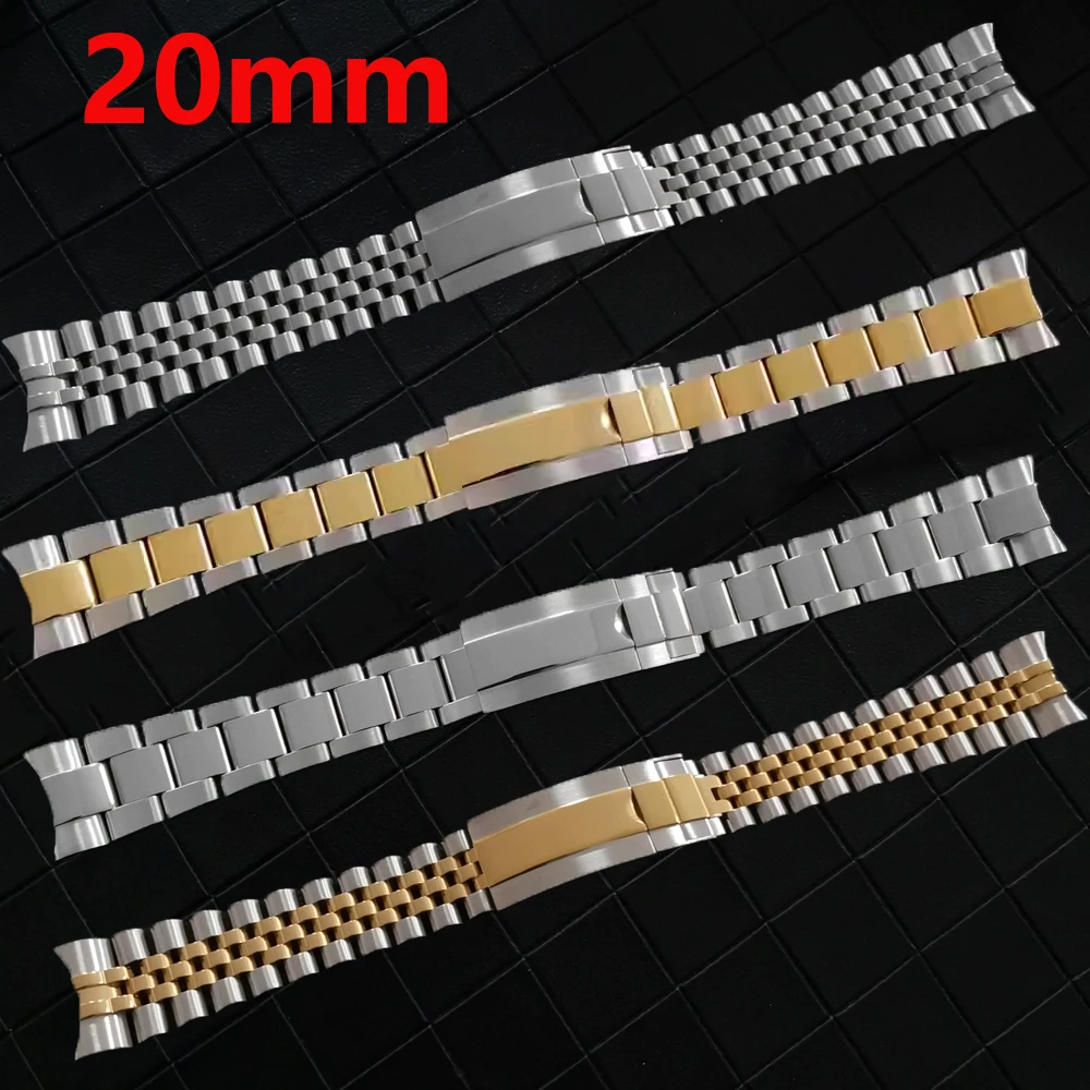 Watch Strap 20MM Bracelet Stainless Steel Medium Light/Five Beads Strap Watchbands for 39MM Oyster Perpetual Case
Watch Strap 20MM Bracelet Stainless Steel Medium Light/Five Beads Strap Watchbands for 39MM Oyster Perpetual Case