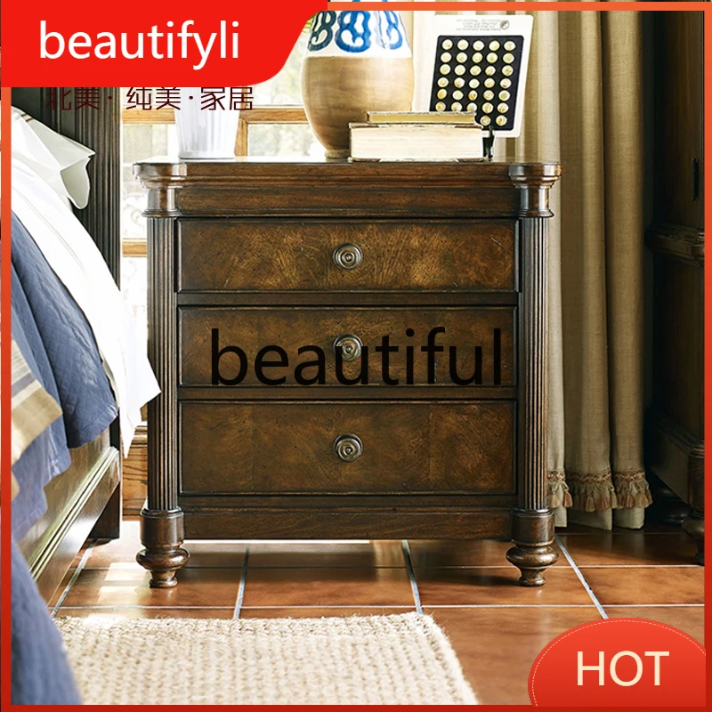 C6601 Dressing cabinet American country retro solid wood seven-chest cabinet household living room bedroom storage cabinet
C6601 Dressing cabinet American country retro solid wood seven-chest cabinet household living room bedroom storage cabinet